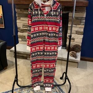 Adult Nordic-style one piece pjs